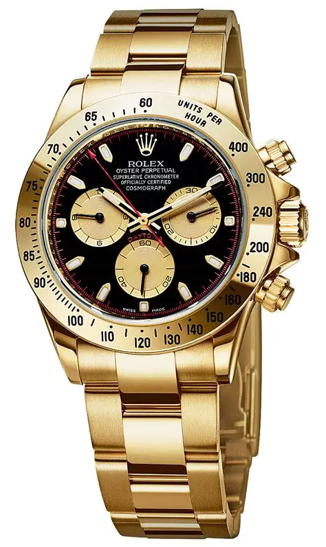 Rolex Studio Shot Of The Day Yellow Gold Rolex Daytona